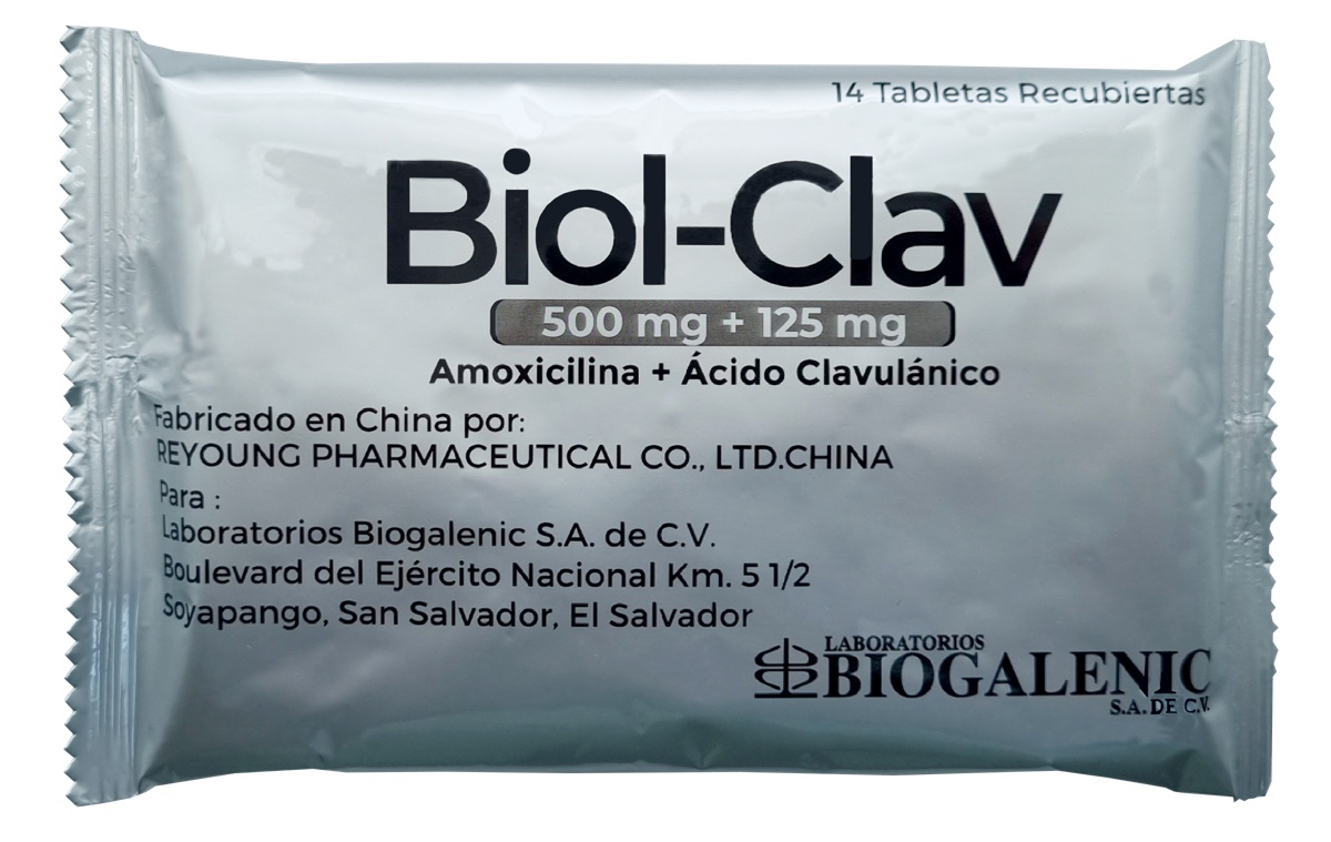 Biol-Clav 500 mg / 125 mg Tableta Recubierta - Image 2