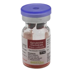 Epirubicina Clorhidrato Biogalenic 50 mg Polvo Liofilizado
