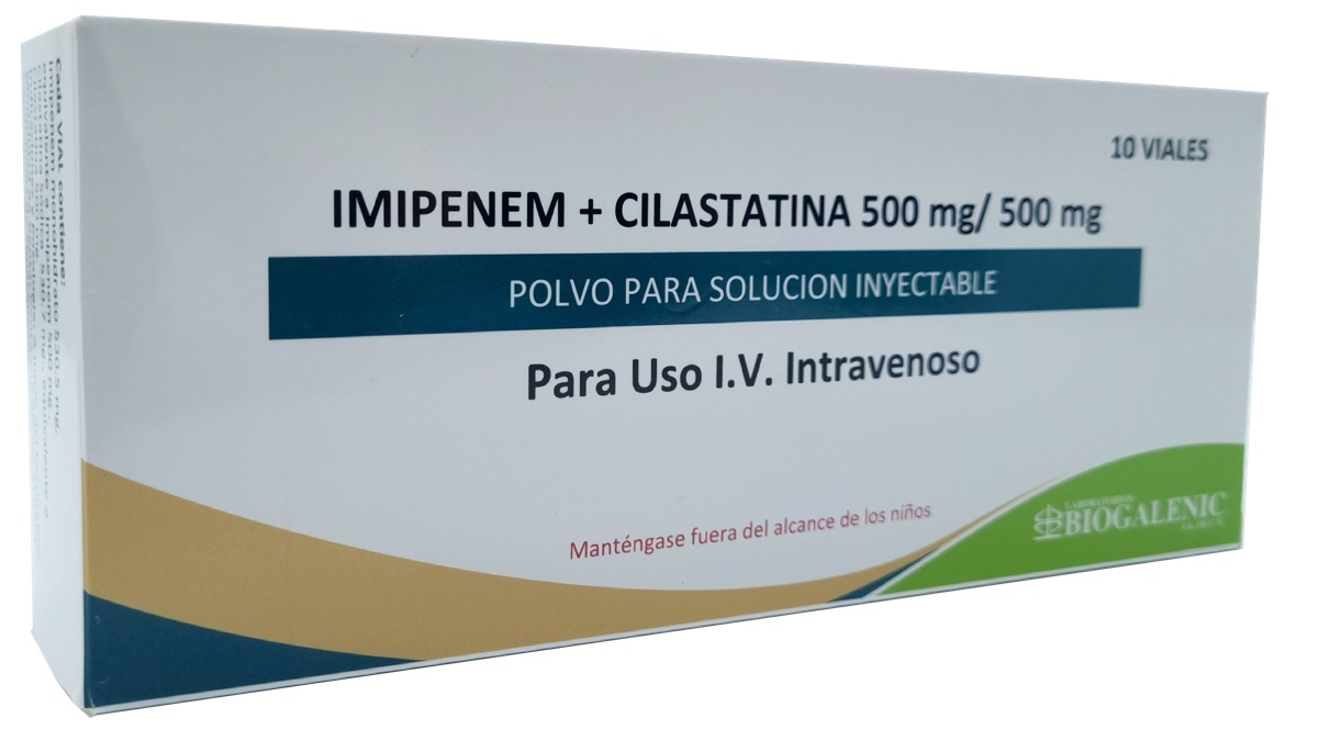 Imipenem + Cilastatina Polvo para Solución Inyectable - Image 2