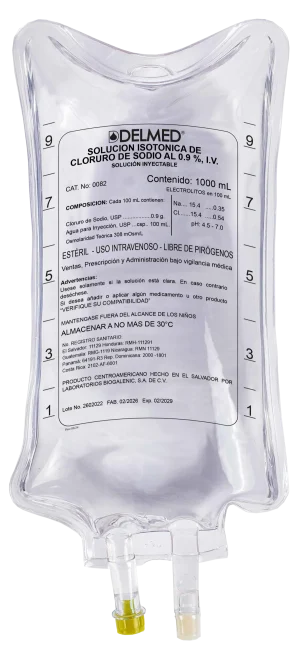 Cloruro de Sodio 0.9% 1000 mL