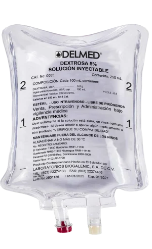Dextrosa 5% 250 mL