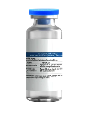 Vancomicina Biogalenic 500 mg Polvo para Solución Inyectable